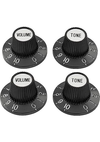 Cadı Şapkası Knobs Üst Şapka Düğmeleri Tonu Elektro Gitar Bas Amplifikatör Efekt Pedalı Için Hacim Kontrol Düğmeleri (Yurt Dışından)