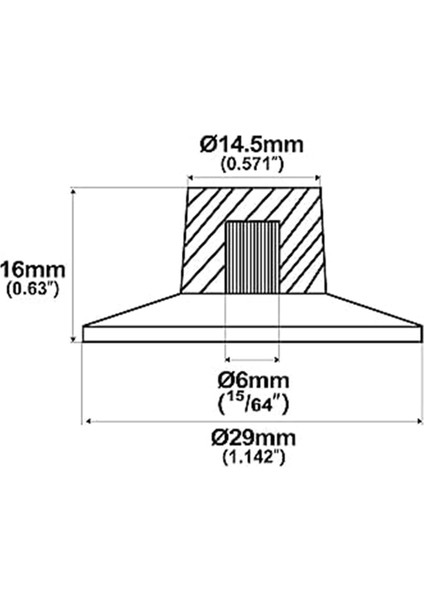 Cadı Şapkası Knobs Üst Şapka Düğmeleri Tonu Elektro Gitar Bas Amplifikatör Efekt Pedalı Için Hacim Kontrol Düğmeleri (Yurt Dışından) fiyatları
