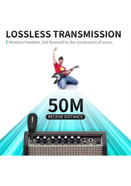 Kablosuz Gitar Alıcı Verici Uhf Gitar Pikap U Segmenti 30 Kanal Müzik Enstrümanı Kablosuz Bağlantı (Yurt Dışından) modelleri