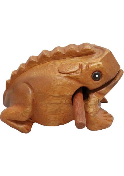 Oyma Gözlü Ahşap Perküsyon Müzikal Ses Ahşap Kurbağa Tonu Blok Oyuncaklar Yaklaşık 10X6X6CM (Yurt Dışından) fırsatları