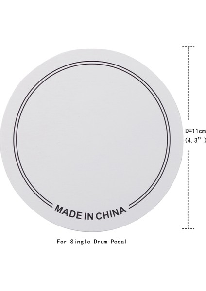Bas Davul Yaması, Davul Kafası Davul Perküsyon Enstrümanı Aksesuarları, Bas Davul Yamaları Beyaz 11 x 11CM (Yurt Dışından) fiyatları