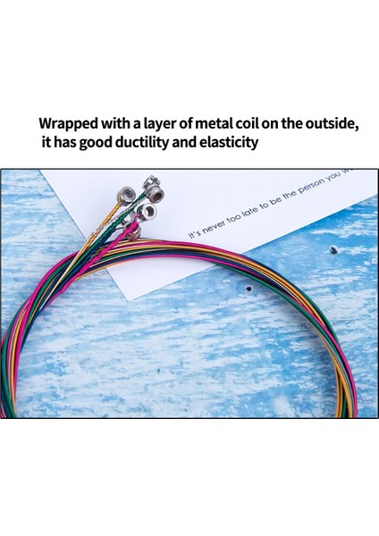 6pcs/set Akustik Gitar Stresi Yedek Çelik Dize Müzikal Aletler Için Elektrik Bas Gitar Aksesuar (Yurt Dışından) fırsatları