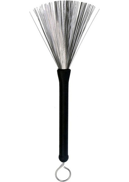 Retractable Jazz Davul Fırçaları Sopa Çelik Tel 32CM Temizlik Fırçaları Jazz Rock Müzik Lover (Yurt Dışından)
