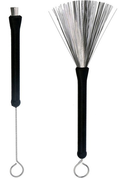 Retractable Jazz Davul Fırçaları Sopa Çelik Tel 32CM Temizlik Fırçaları Jazz Rock Müzik Lover (Yurt Dışından) indirimleri