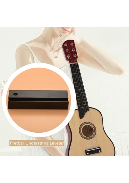 Fretbar Understring Leveler Fret Zımparalama Tesviye Işın Dosyası Çubuğu Gitar Bas Onarım Bakımı Için Luthier Aracı (11.5cm) (Yurt Dışından) modelleri