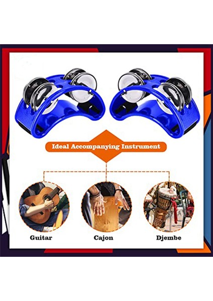 Yetişkin ve Çocuklar Perküsyon Ayakları, Paslanmaz Çelik Çanları ile Müzik Enstrümanı Kickbells, Gitarist Footshaker Hediyeleri (Yurt Dışından) fırsatları