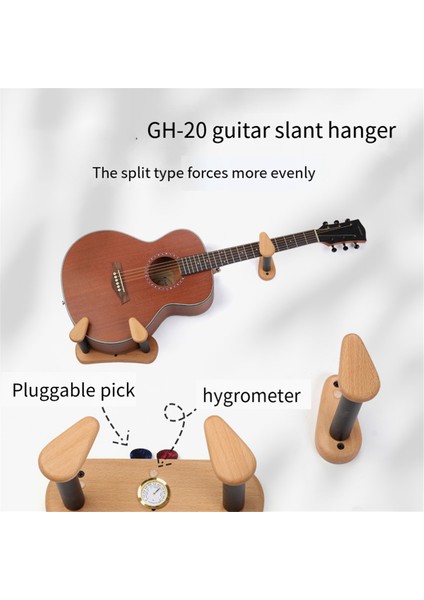 Longteam Gitar Askı Hook Duvar Montajı Tutucu Anti-Slip Ekran Stand Split Tip Braket Aksesuarları (Seçimsiz) B (Yurt Dışından) fırsatları