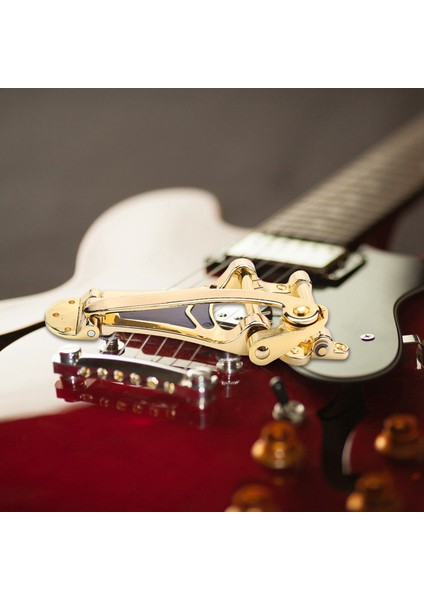 Vibrato Köprüsü Tail Piece B7 Gibson Bigsby ES355 Epifon Altın Için Caz Gitar (Yurt Dışından) fırsatları