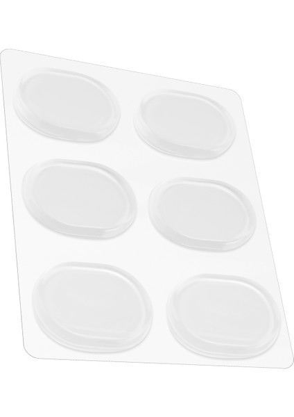 6pcs/set Trampet Drum Sessiz Ped Davul Damper Jel Pedler Trampet Tom Davul Susturucu Sessiz Şeffaf Perküsyon Enstrüman Aksesuarları (Şeffaf) (Yurt Dışından) fiyatları