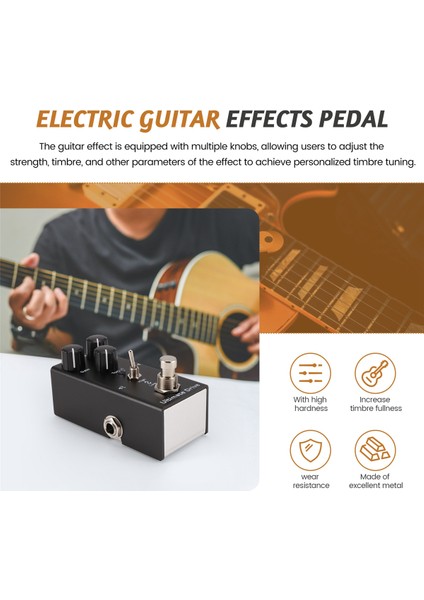 Elektro Gitar Için Mini Elektro Gitar Efekti Pedal Elektro Gitar Pedalı Nihai Sürücü (Yurt Dışından) fırsatları