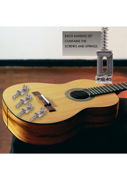 Fender Strat Stratocaster Tele Telecaster Için Gitar Köprüsü Saddles Roller Tremolo Gümüş (Yurt Dışından) fırsatları