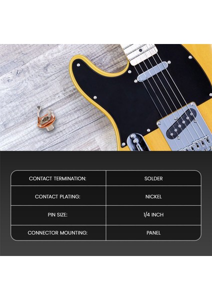 Gitar Parçaları ve Aksesuarları Switchcraft 1/4 6.35MM 2 Iletkenli Mono Şasi Gitar Jakı Giriş Çıkışı (Yurt Dışından) indirimleri