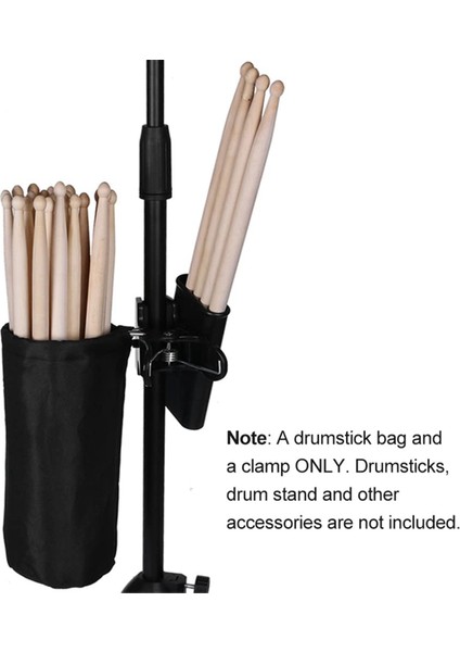 Drum Çubuk Depolama Çantası, Baget Tutucu Kelepçesi, Depolama Torbası Üzerinde Davul Seti Kelepçesi Için Baget Tutucu (Yurt Dışından) fırsatları