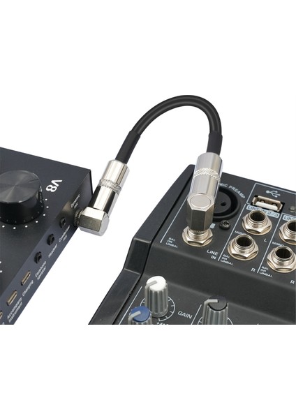 5 Paket Gitar Efekti Pedallı Düz Yama Kabloları 6 Inç Uzunluk 1/4 Inç Sağ Açılı Konektörler Yama Kablosu (Yurt Dışından) fiyatları