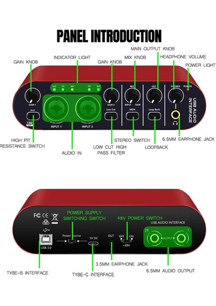 Yeni Küçük Sürücüsüz Mikser Dijital Efektler Harici Ses Kartı Bilgisayara Bağlı Defter Taşınabilir Tuner (Yurt Dışından) fiyatları