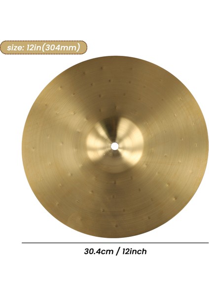 12 Inç Pirinç Zil Metal Kaza Zil Tamburları Zil Zil (Yurt Dışından) fırsatları