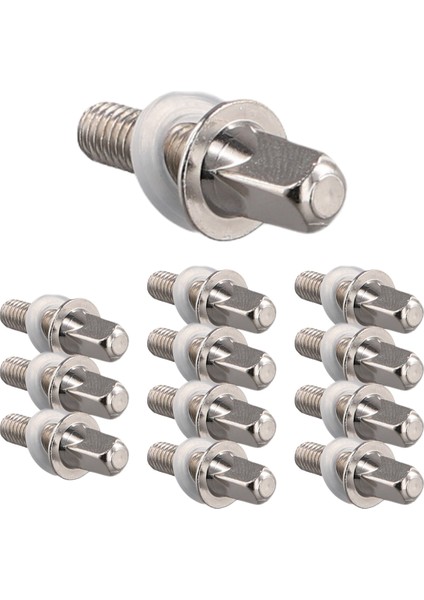 12PCS Davul Gerginlik Çubukları Gerginlik Vidaları Bas Davul Vidaları Set Bas Trampet Davul Aksesuarları Davul Donanımı M5X15MM (Yurt Dışından) fiyatları