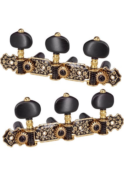 Gitar Machine Heads Klasik Gitar String Tuning Pegs Anahtar 3L3R Gitar Knobs Tuner Tuner (Yurt Dışından)