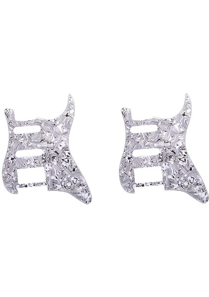 Gitar Aksesuarları Elektro Gitar Pickguard Ön Kapak Elektro Gitar Pickguard Siyah Beyaz Kabuk (Yurt Dışından)