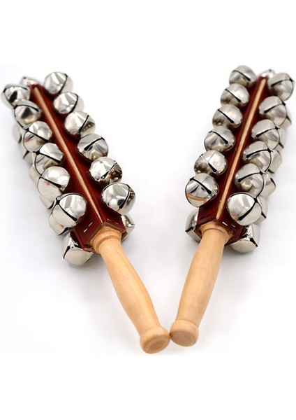 El Jinglebells El Kızak Çanları Ahşap Çalkalayıcı Jingle Çanları Çubuk Müzikal Perküsyon Enstrüman Çanları Tatil Evi Için (Yurt Dışından) fırsatları
