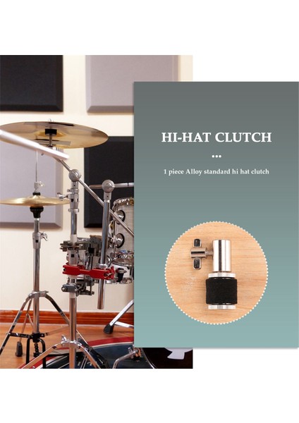 Alaşım Hi-Hat Debriyaj Hi Şapka Çembel Stand Jazz Davul Perküsyon Aracı Enstrüman Parçaları ve Aksesuarları (Yurt Dışından) modelleri