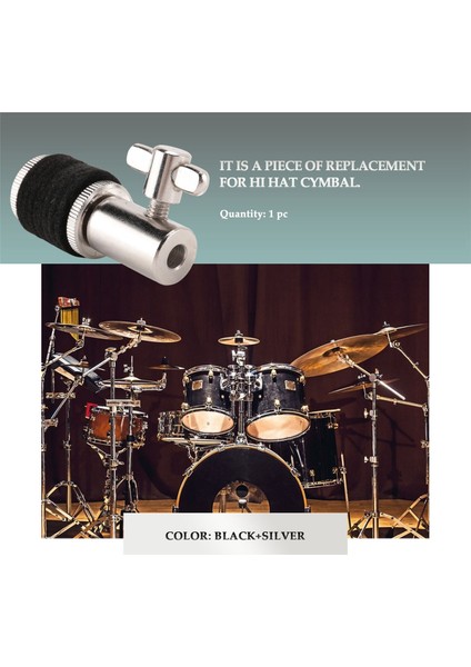 Alaşım Hi-Hat Debriyaj Hi Şapka Çembel Stand Jazz Davul Perküsyon Aracı Enstrüman Parçaları ve Aksesuarları (Yurt Dışından) fırsatları