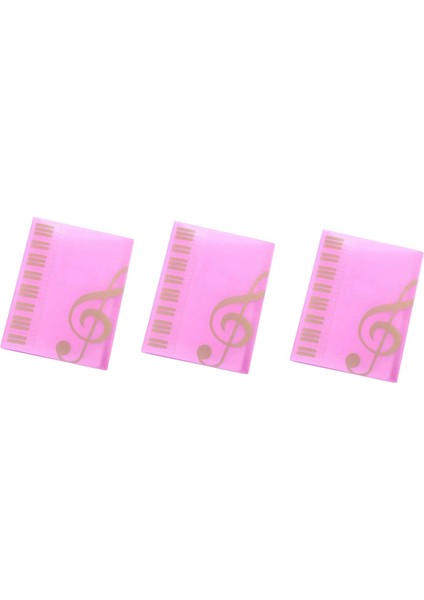 3pcs Notalar Klasörü Personel Müzik Klasörü, Piyano Skor Klasörü, Boyut A4&#39;e Uyuyor, Yazılabilir ve Çıkarılabilir Koro Klasörü C (Yurt Dışından)