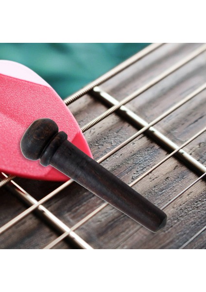 6pcs Gül Ağacı Gitar Köprü Pimleri Uç Pimi Seti (Yurt Dışından) modelleri