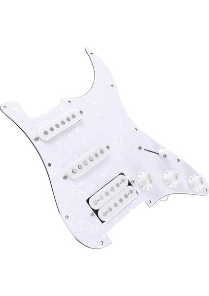 Sq Sq Electıce Gitar Yüklü Ön Kablolu Elektro Gitar Pickguard Pikap Montaj Beyaz Inci (Yurt Dışından) fırsatları