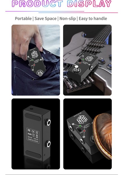 Kanal Elektro Gitar Pedal Enstrümanı Evrensel Aby Hat Seçici Gitar Efektörü Aby Çift Kanal Hat Seçimi (Yurt Dışından) fiyatları