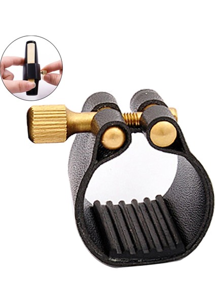 Alto Saksafon Ligatür Bağlantı Elemanı Kompakt Dayanıklı Yapay Deri, Alto Saksafon Için Kauçuk Ağızlık (Yurt Dışından) fırsatları