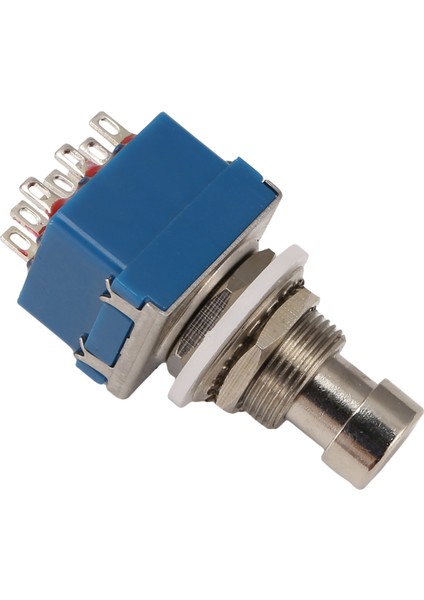 2pcs Gitar Etki Anahtarları 9 Pimli 3pdt Gitar Etkileri Pedal Kutusu Stomp Ayak Metal Anahtarı True Bypass Mavi (Yurt Dışından) indirimleri