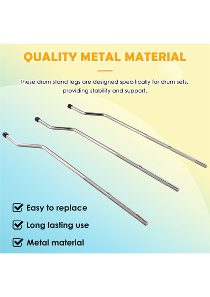 3pcs Davul Bacakları Tripod Davul Ayak Bas Davul Bacak Taşınabilir Profesyonel Perküsyon Enstrüman Aksesuarları (Yurt Dışından) fırsatları