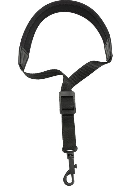 Ayarlanabilir Yastıklı Saksafon Saksafon Boyun Kayışı ile Snap Hook ile Siyah ve Kahve Saksafon Parçaları ve Aksesuarları (Yurt Dışından)