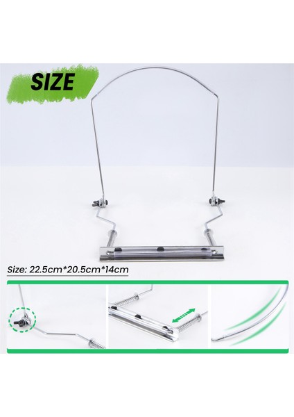 Mızıka Boyun Tutucusu 10 Delik Blues Harp Ağız Organı Stand Harmonik Raf - (Yurt Dışından) fırsatları