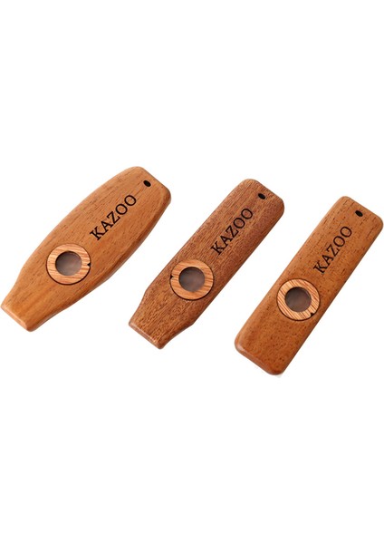 Kazoo Flüt Ahşap Kazoo Instruments Gitar Ukulele Eşlik Patry Musical Enstrüman Çocuklar Için Yeni Başlayanlar, Stil C (Yurt Dışından) fırsatları