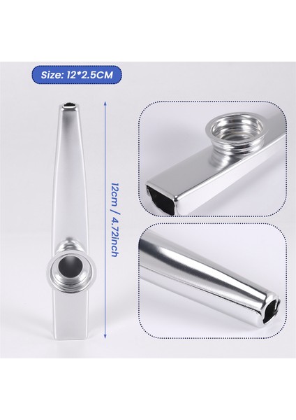 Yeni Gümüş Kazoo Alüminyum Alaşımı (Yurt Dışından) fırsatları