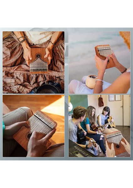 Kalimba Başparmak Piyano 17 Anahtarlar, Taşınabilir Mbira Parmak Piyano Hediyeleri Çocuklar ve Yetişkinler Için Yeni Başlayanlar Tuning Hammer ile Yeni Başlayanlar (Yurt Dışından) fiyatları
