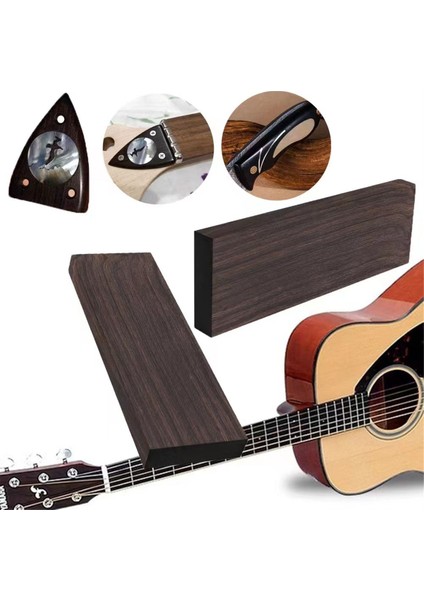 4pcs Dıy Gitar Aksesuarları Için Bitmemiş Abanoz Ahşap Boş Tahta Elektro Gitar Gitar Müzik Gitaristi 120X40X10MM (Yurt Dışından) indirimleri