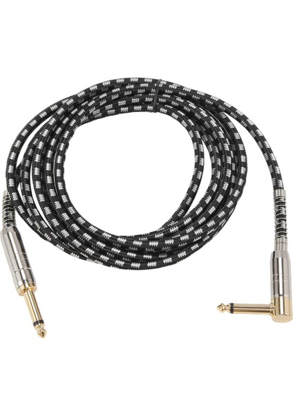 Gitar Kablosu 10FT Enstrüman Kabloları Elektro Gitar Amp Kordonu 1/4 Inç Altın Kaplama Kriko 6.35MM Kablo Örgülü Net (Yurt Dışından) fırsatları