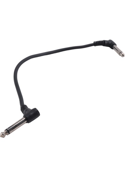 6pcs 6 Inç Gitar Yama Kabloları, Siyah Gitar Pedal Kablo Efekt Kablosu, 1/4 Inç Ts Sağ Açılı Gitar Yama Kablosu (Yurt Dışından) fırsatları