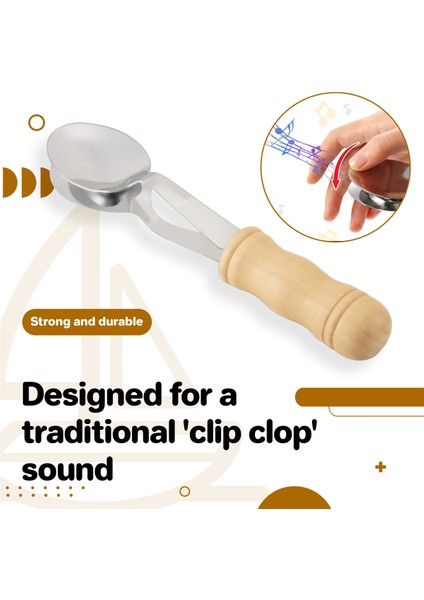 Ahşap Saplı Ahşap Saplı Enstrüman ile Müzikal Kaşık Enstrümanı Irlanda Perküsyon Enstrümanı (Yurt Dışından) indirimleri