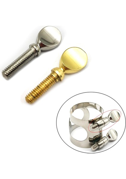 4pcs Saksafon Boyun Vidası Sıkma Vidası Saksafon Saksafon Bas Klarnet Aksesuarı (Gümüş) ile Uyumlu (Yurt Dışından) fiyatları