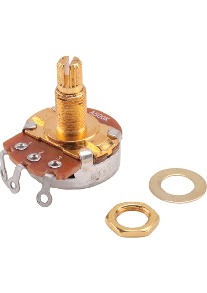 Şaft Tam Metrik Boyutlu Kontrol Potları A500K Sesli Konik Potansiyometreler Elektro Gitar Bas Için Pot (Set 4) (Yurt Dışından) indirimleri