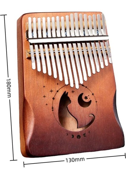 17KEYS Kalimba Başparmak Piyano Masif Ahşap Kaplama Müzik Enstrümanı Kalimba Parmak Piyano Müzik Severler Için Hediye (Yurt Dışından) fırsatları