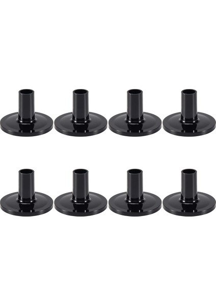 8pcs Zil Kolları 8pcs 38X26MM Siyah Davul Zerse Kılıf (Yurt Dışından)