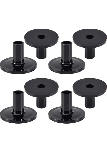 8pcs Zil Kolları 8pcs 38X26MM Siyah Davul Zerse Kılıf (Yurt Dışından) modelleri