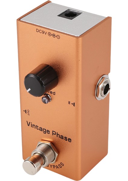 Elektro Gitar Için Mini Elektro Gitar Efekti Pedal Elektro Gitar Pedalı Vintage Fazı (Yurt Dışından)
