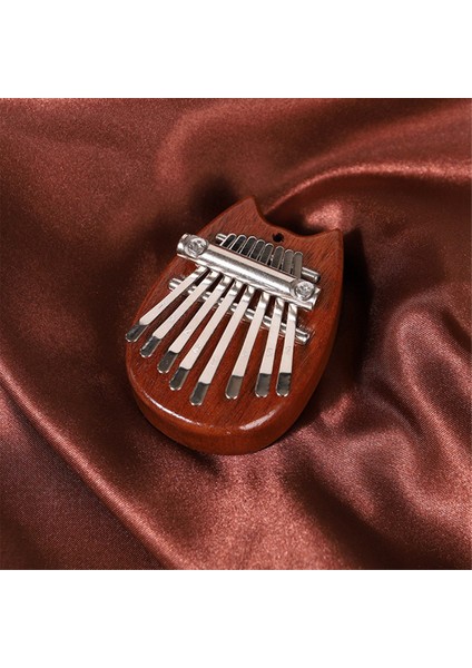 Mini Kalimba 8 Anahtar Zarif Parmak Başparmak Piyano, Yeni Başlayanlar Için Hediye Müzik Severler Oyuncuları, Sevimli Kolye Pentagram (Yurt Dışından)