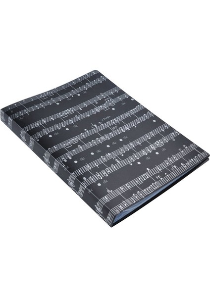 Müzik Sayfası Kağıt Depolama Klasör Belgeleri Tutucu Boş Sayfa Dosyaları Plastik A4 Boyutu 40 Cepler (Müzik Sayfası Siyah) (Yurt Dışından) modelleri